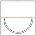 1/2 Round boy, taper point