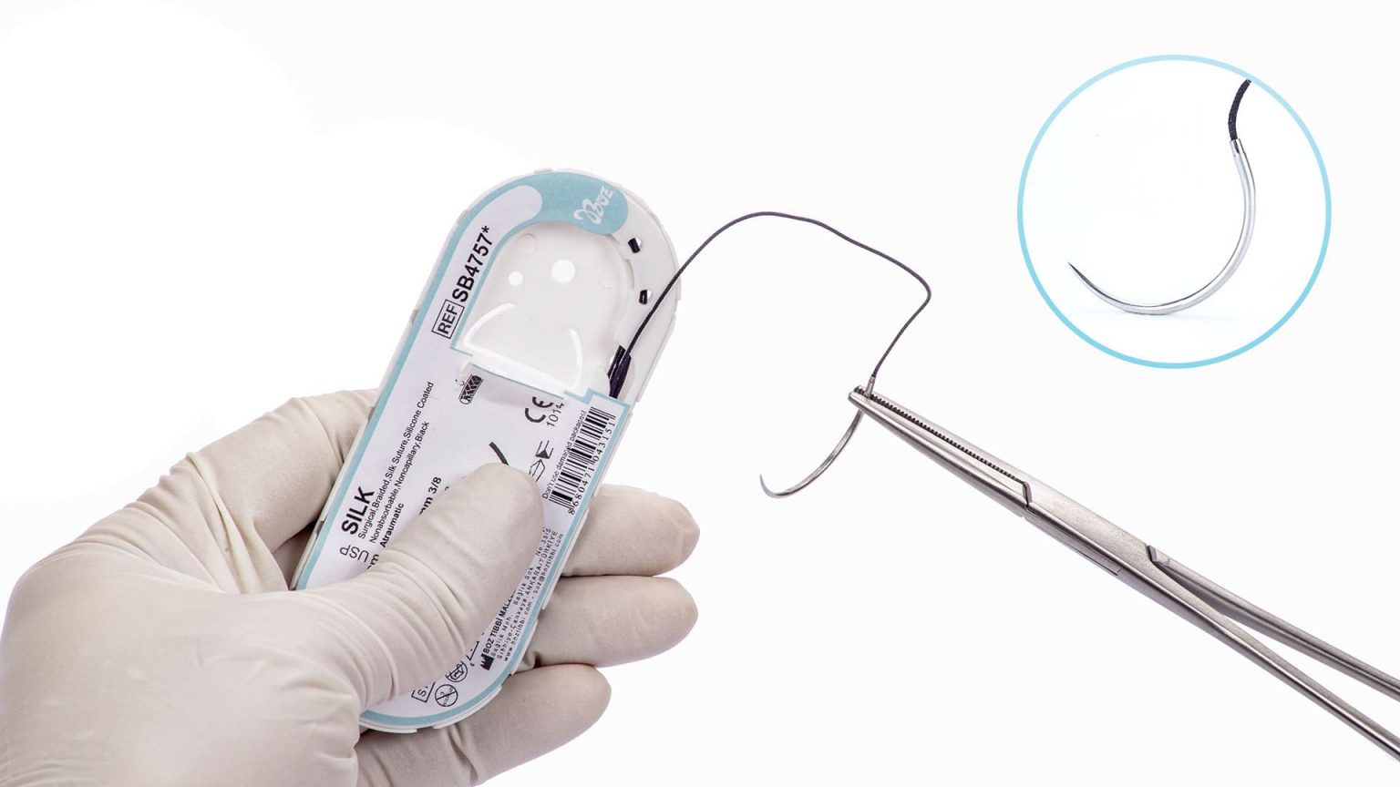 Natural Silk NonAbsorbable Dental Sutures Dentsuture