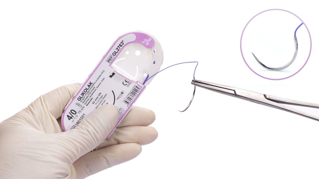 Dental Suture Polyglycolide-co-lactide (PGLA) - Glikolak